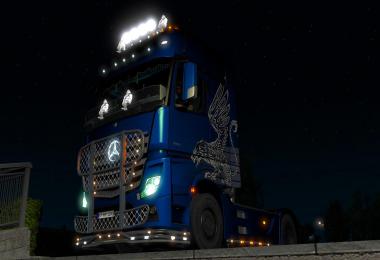 MB New ACTROS PACK 6 TRUCKS MULTIPLAYER + TRUCKERSMP v1.0