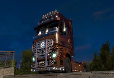 MB New ACTROS PACK 6 TRUCKS MULTIPLAYER + TRUCKERSMP v1.0