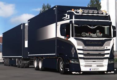 Paintable old school skin for Scania Tandem v1.0