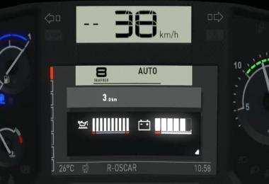 Renault T Realistic Dashboard Computer 1.38.x