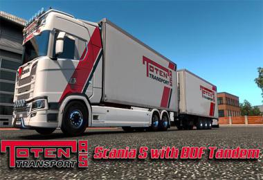 Toten Transport Scania S Tandem v1.0