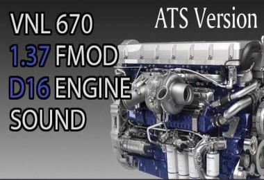VOLVO VNL670 D16 ENGINE SOUND v1.0