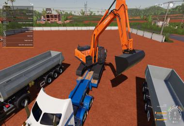 Xtra Wide Bucket For Hitachi 350 LC6 v1.0