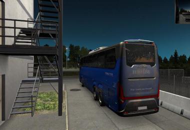 Scania Touring Bus 2020 HD Dirty and Blue skin mods 1.37.x