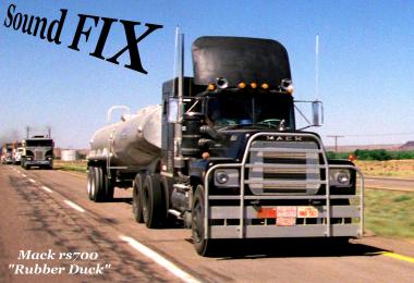 Sound fix for Mack RS 700 & RS 700 Rubber Duck v1.1