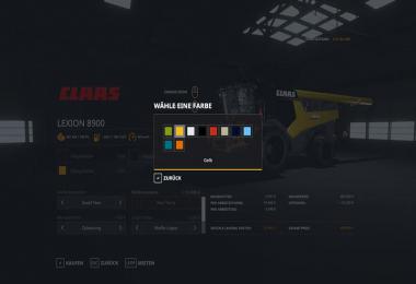Claas Lexion 8900 Pack v1.0.0.0