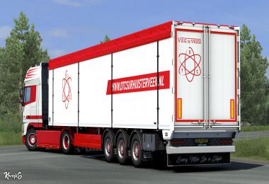 DAF XF 105 S.G. De Vries Skin Pack v1.0 1.38.x