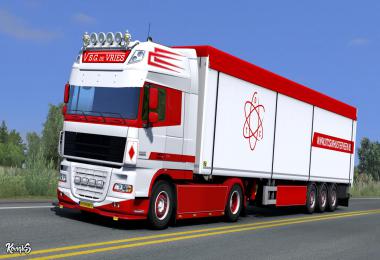 DAF XF 105 S.G. De Vries Skin Pack v1.0 1.38.x