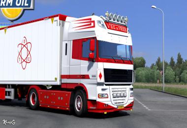 DAF XF 105 S.G. De Vries Skin Pack v1.0 1.38.x