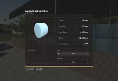Dynamic Bale Storage Sheds v1.0.0.0