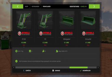 FRONTLADERPACK For JOHN DEERE v1.0