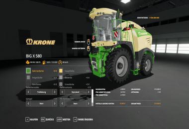 Krone BIG X 580 Pack v1.0.0.0