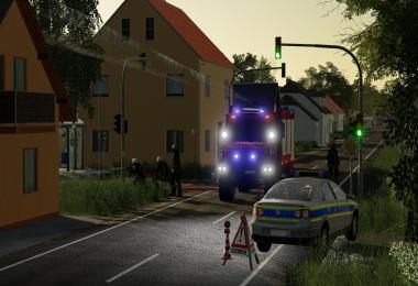Mercedes Benz Unimog Straz Polskie Malowanie v1.1