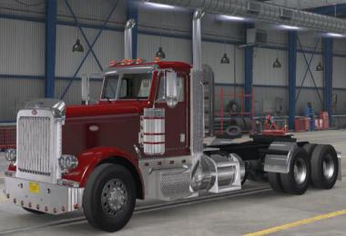 Peterbilt 389 Long chassis Day cab 625 W900 Cat Engine v1.0