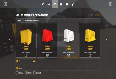 Plastic Road Barrier Pack v1.0