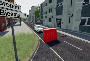 Plastic Road Barrier Pack v1.0