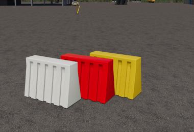 Plastic Road Barrier Pack v2.0.0.0