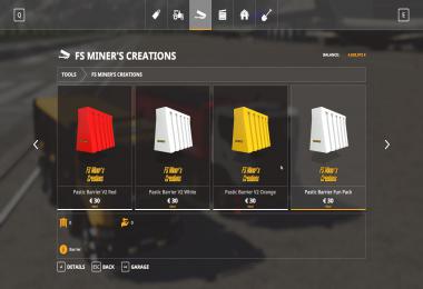 Plastic Road Barrier Pack v2.0.0.0