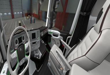 SCANIA S 2016 Interior White with Green v1.0