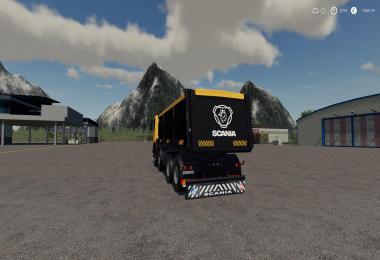 Scania XT 8x8 Tipper FS Miner's Orange Edition v1.0