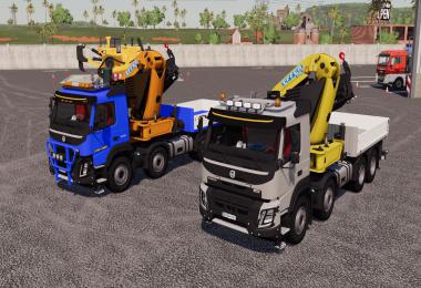 Volvo FMX 8x4 Crane Truck v1.1