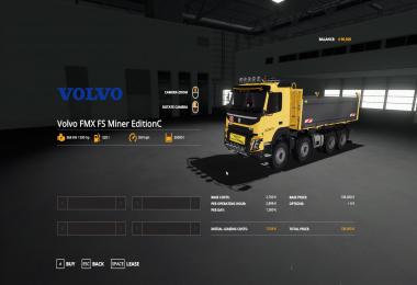 Volvo FMX 8x4 FS Miner's Construction Edition v1.0