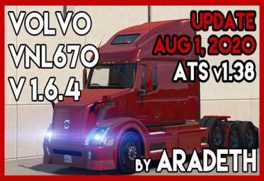 Volvo VNL 670 by ARADETH v1.6.4