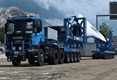 NOOTEBOOM Wind BLADE SPECIAL AND REGULAR TRANSPORT 1.38