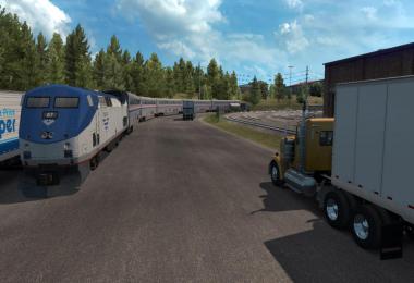 Trains Everywhere (road nightmare) in ETS2 1.38