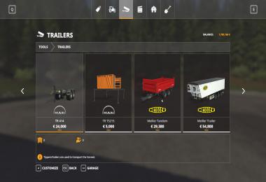 Volvo FMX 8x4 + Meiller Tandem Tipper v1.0