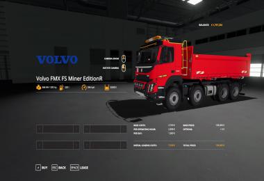 Volvo FMX 8x4 + Meiller Tandem Tipper v1.0