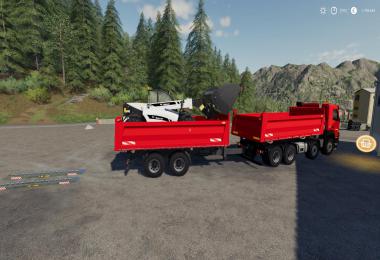 Volvo FMX 8x4 + Meiller Tandem Tipper v1.0