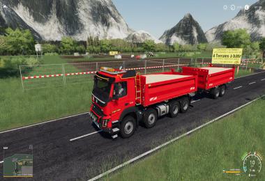 Volvo FMX 8x4 + Meiller Tandem Tipper v1.0