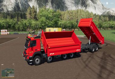 Volvo FMX 8x4 + Meiller Tandem Tipper v1.0