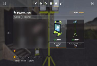 Working Lights Pack v1.0.0.0