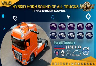 Hybrid Horn Sound of All Trucks Mod For ETS2 Multiplayer v1.0