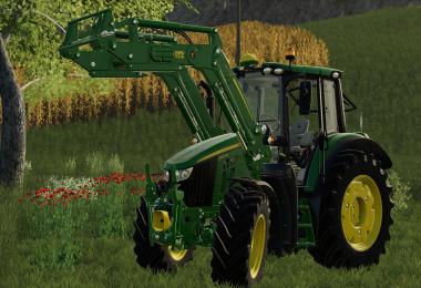 John Deere 6M Series with 603R front loader v1.0