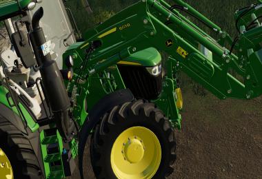 John Deere 6M Series with 603R front loader v1.0