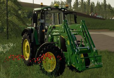 John Deere 6M Series with 603R front loader v1.0