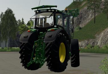 John Deere 6R Series with 643R front loader v1.0