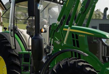 John Deere 6R Series with 643R front loader v1.0