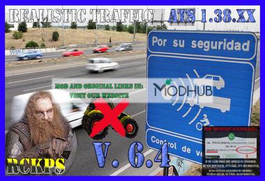 Realistic Traffic v6.4 For ATS 1.38.x
