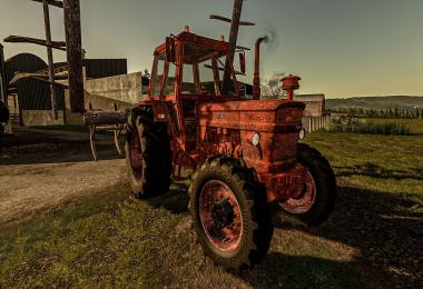 Rusty Tractor With Old Plow v1.0.0.0