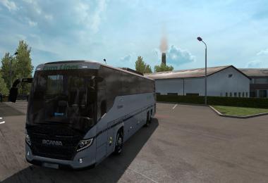 Scania Touring Realistic bus 4k Skin Euro Lines Bus 1.38