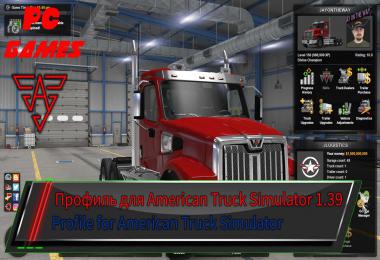 ATS Upgraded profile for the game version 1.39
