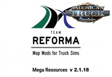 [ATS] MEGA RESOURCES MOD v2.1.18 1.39.x