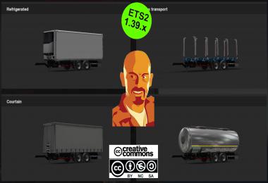 BDF TRAILERS FOR SCANIA MEGAMOD ETS2 1.38-1.39.x