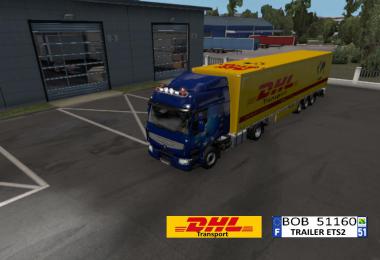 ETS2 Skin DHL By BOB51160 v1.0.0.0