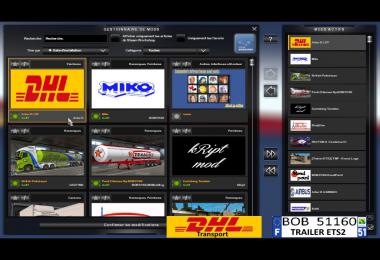 ETS2 Skin DHL By BOB51160 v1.0.0.0