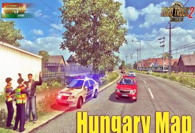 Hungary Map 1.39.x for ETS2 v0.9.28b